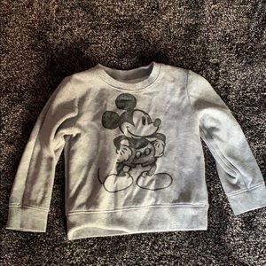Gray Mickey Mouse Sweatshirt